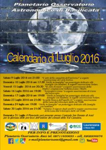 calendario luglioPlanetarioAnzi
