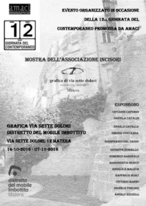 MATERA: Giornata del contemporaneo locandina
