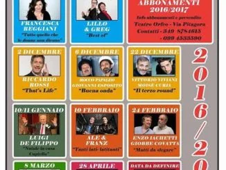 La stagione teatrale del Cinema Teatro Orfeo 2016-2017, in collaborazione con Andrea Romandini, punta ai giovani
