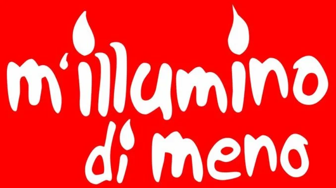 m'illumino di meno