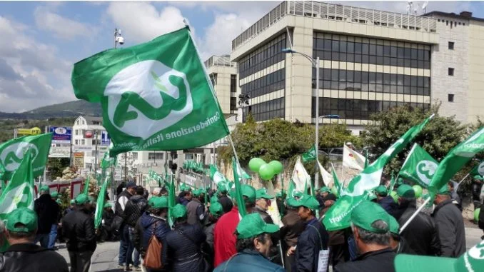 manifestazione cia davanti la Regione