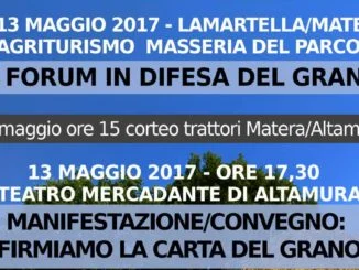 IN PREPARAZIONE DEL FORUM IN DIFESA DEL NOSTRO GRANO