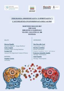 locandina psicologia omosessualità radiolaser news matera potenza puglia basilicata