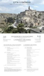 Seminario: Città e Paesaggi. Il Patrimonio come risorsa