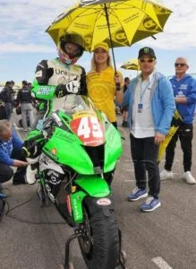 IL PILOTA RUBINO SCENDE IN PISTA AL MUGELLO NELLA DUNLOP CUP