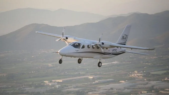 tecnam_p2012_traveller in volo a pisticci