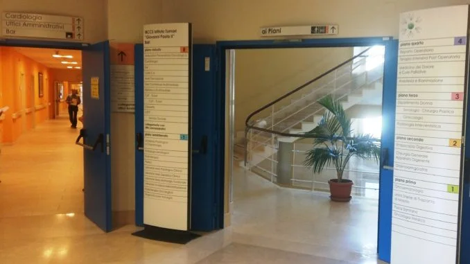 Bari Ingresso IRCCS Giovanni Paolo II