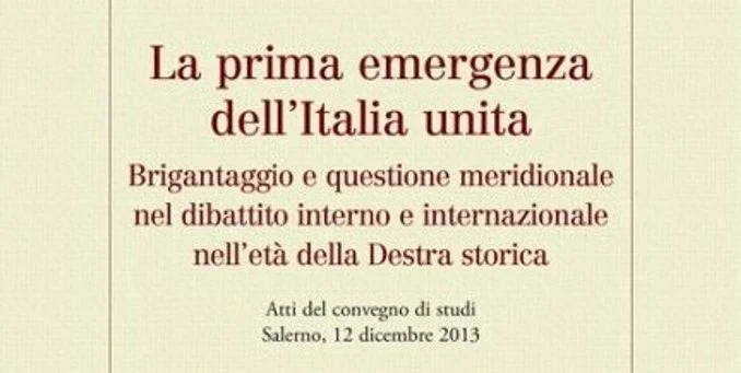 ALLA GRANCIA “LA PRIMA EMERGENZA DELL’ITALIA UNITA head