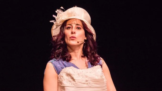 Daniela Baldassarra durante una esibizione