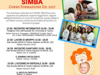 CORSO DI FORMAZIONE ASSOCIAZIONE S.I.M.BA. ONLUS