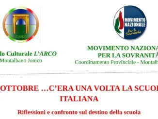 Policoro: Convegno "C'era una volta la Scuola Italiana"