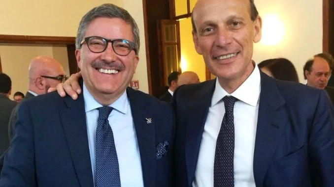 il presidente Tortorelli e il presidente Unioncamere Lo Bello