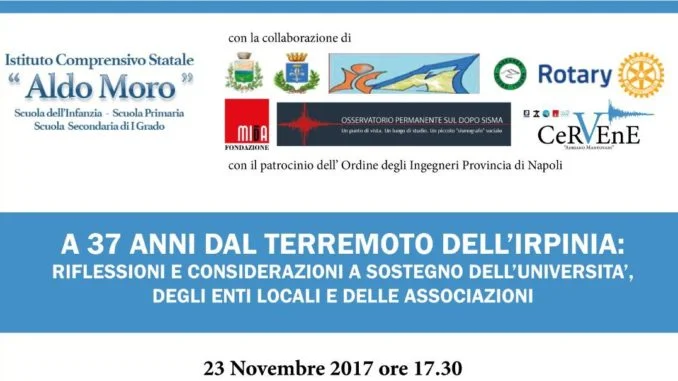 A 37 anni dal terremoto Irpinia head