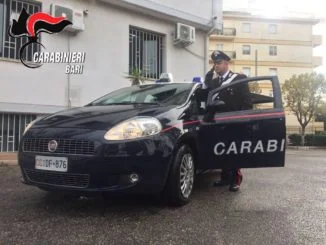 Ruvo di Puglia (BA). Topi d’appartamento colti con le mani nel sacco. Due arresti dei Carabinieri