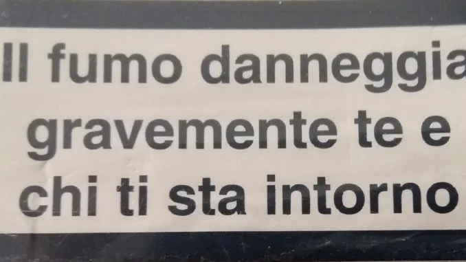 Il fumo fa male