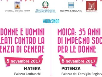WORKSHOP 5 E 6 NOVEMBRE 2017 A MATERA E POTENZA