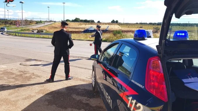p.c. con elicottero via trani