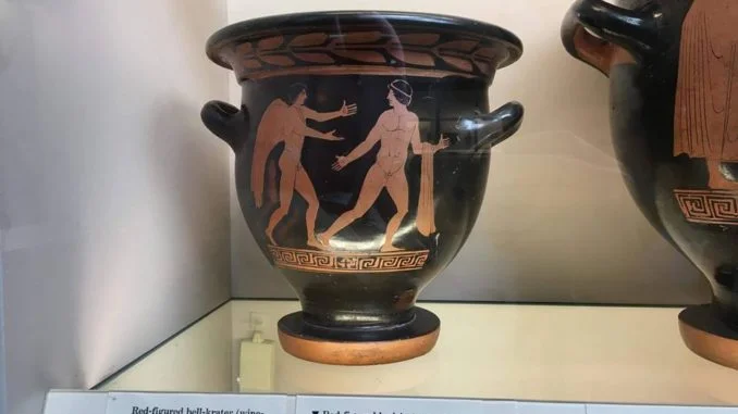 Vaso del Pittore di Pisticci esposto al British Museum di Londra
