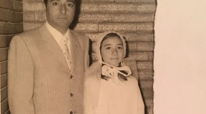 Ruffo e sua figlia Pasqualina. Anche lei, domani sarà presente all'intitolazione