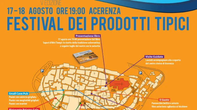 Locandina Festival dei Prodotti Tipici 2018