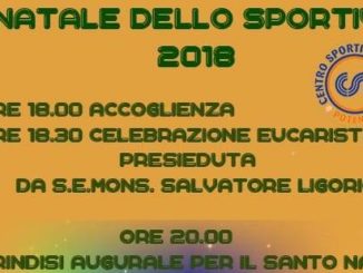 csi potenza: torna il “natale dello sportivo” 5 natale sportivo 2018 head radio laser news matera potenza puglia basilicata