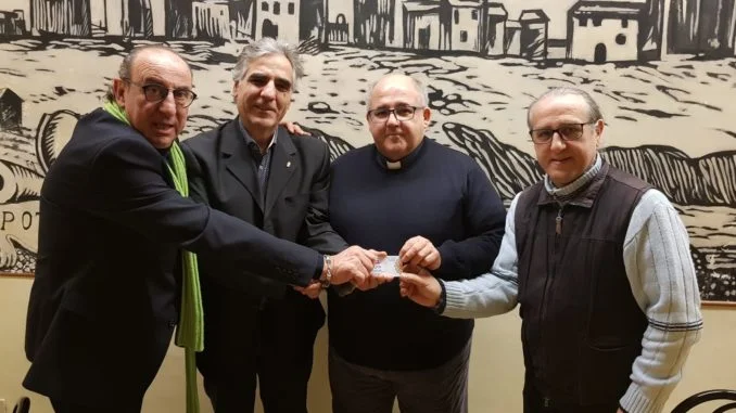 staff evento. Cosenza, Baldantoni, don Vignola e Rizzo