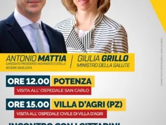 Il ministro della Salute, Giulia Grillo in Basilicata