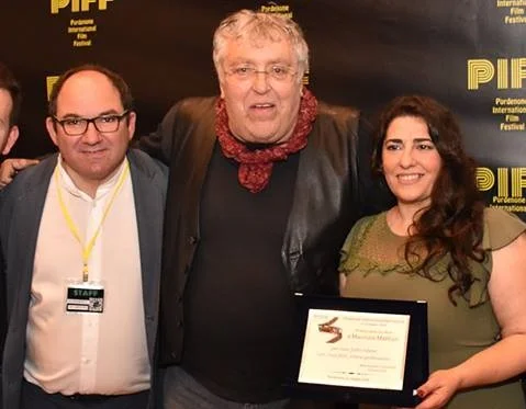 cinzia clemente al PIFF con Alessandro Varisco e Maurizio Mattioli