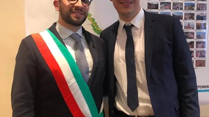 Setaro e il direttore Generale Vivi Appennino, Enrico Della Torre