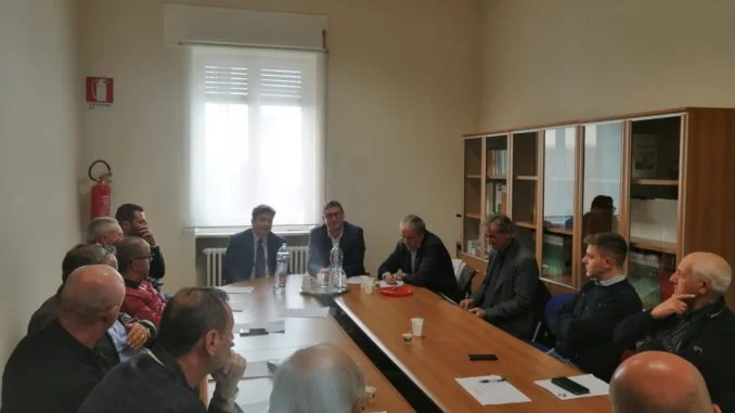 Foto incontro Rosa con delegazione Confapi Potenza