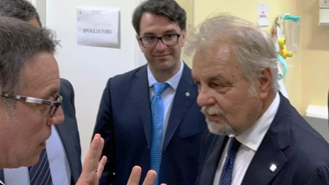 Assessore Leone ospedale Villa d'Agri 2