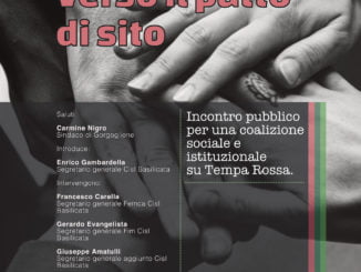 Tempa Rossa, lunedì a Gorgoglione assemblea pubblica della Cisl con segretario nazionale Colombini