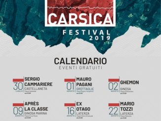 FESTIVAL CARSICA, GHEMON E APRÈS LA CLASSE A GINOSA E MARINA SINDACO PARISI: “RETE TRA COMUNI PER EVENTI DI RICHIAMO’’