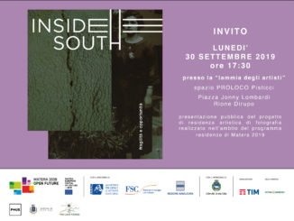 lunedì 30 settembre insidesouth si presenta a pisticci