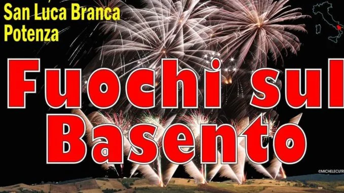 fuochi sul basento