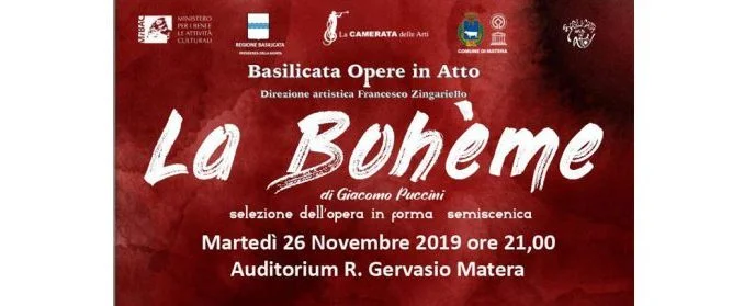 locandina la Bohème