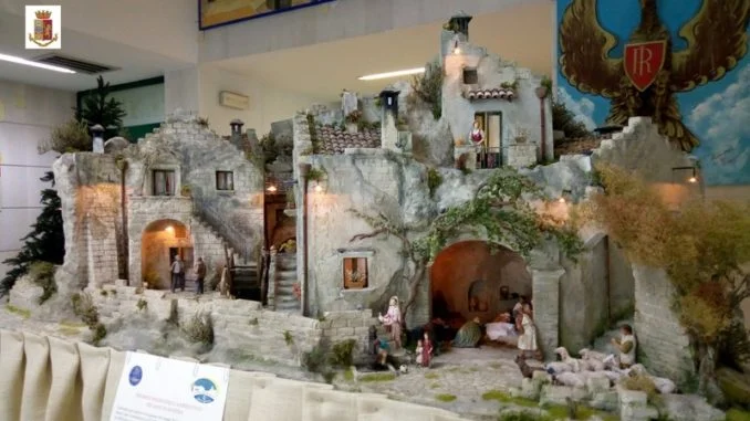 presepe in Questura 2