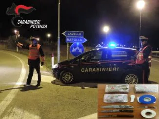 Lavello (PZ): Sorprese a viaggiare in auto con oltre 300 grammi di hashish. Tre persone arrestate dai Carabinieri