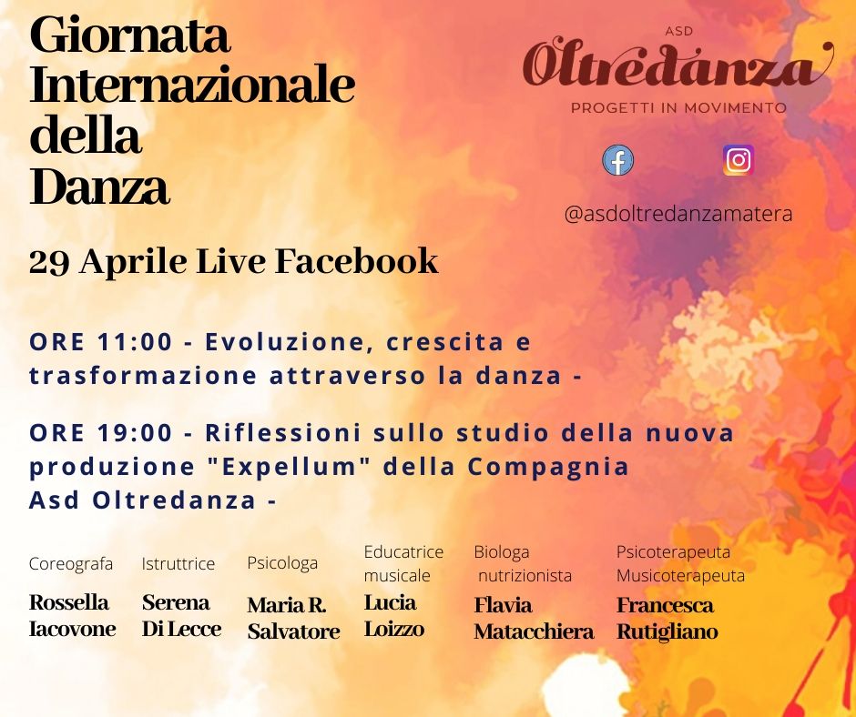 GIORNATA INTERNAZIONALE DELLA DANZA 2020
