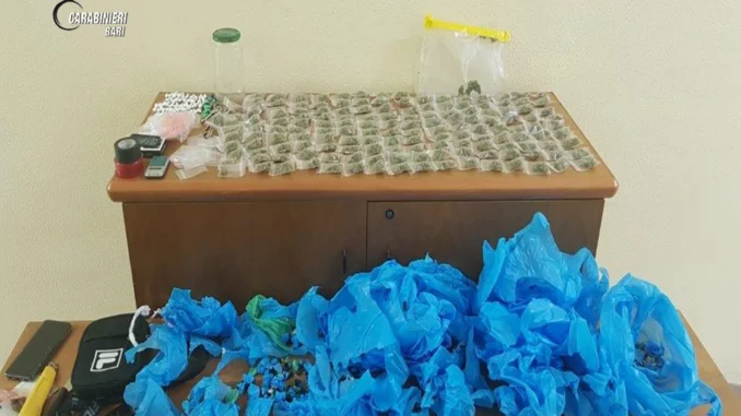 MOLFETTA ARRESTO SPACCIO sez ope