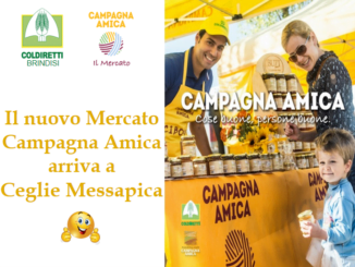 ceglie messapica (br). questa mattina coldiretti brindisi inaugura il mercato campagna amica presso l’oleificio cooperativa coltivatori diretti produttori 51 1ceglie radiolaser news matera potenza puglia basilicata