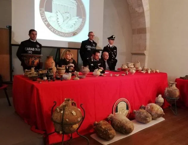 Bari: I Carabinieri del Nucleo Tutela Patrimonio Culturale di Bari presentano i risultati dell’attività operativa, relativa all’anno 2019.