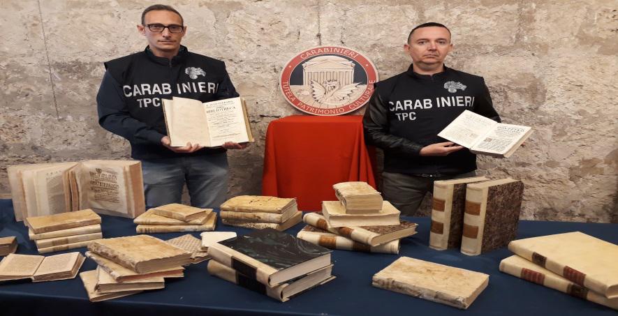 Bari: I Carabinieri del Nucleo Tutela Patrimonio Culturale di Bari presentano i risultati dell’attività operativa, relativa all’anno 2019.