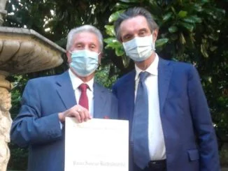 MILANO. AL PISTICCESE PALMA ANTONIO BARBALINARDO L'ONORIFICENZA DI CAVALIERE DELLA REPUBBLICA.