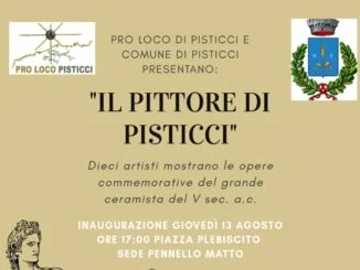 L'intervista. Pro Loco: 13 agosto 2020 inaugurata sala espositiva Pittore di Pisticci