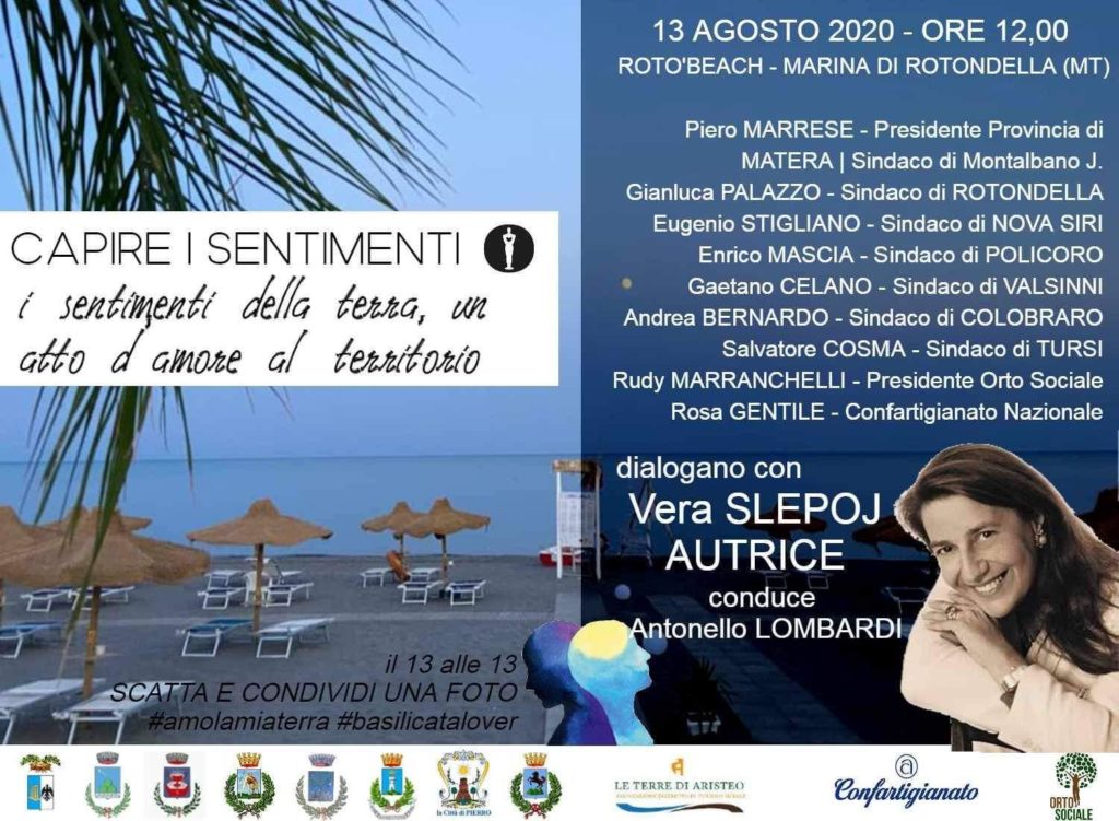 VERA SLEPOJ CON IL SUO OSCAR MONDADORI INCONTRA A ROTONDELLA MARINA I SINDACI LUCANI