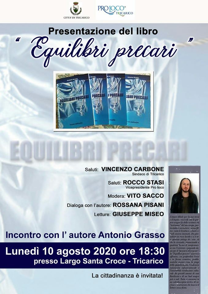 a tricarico la poesia di grasso 1 locandina tricarico equilibri precari 1 radiolaser news matera potenza puglia basilicata