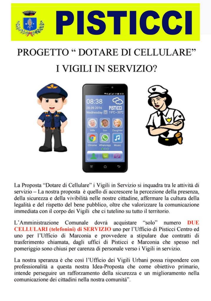 Pisticci: proposta da Uniti per il Territorio