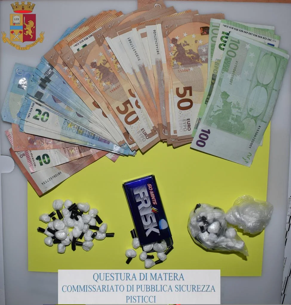 Marconia, ventinovenne arrestato per spaccio di cocaina