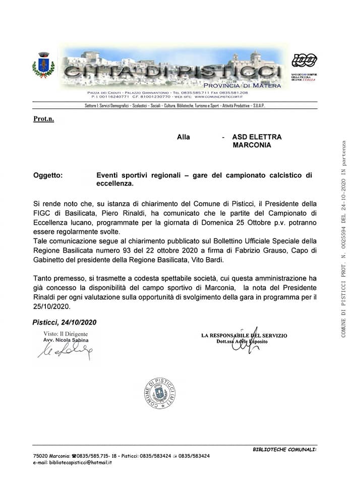 Di Benedetto: verba volant, scripta manent (Le parole volano, gli scritti rimangono).